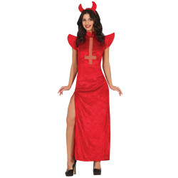 D√©guisement d√©mon rouge sexy femme  