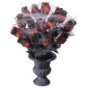 Bouquet roses rouges toile d'araign√©e 35 cm Halloween  