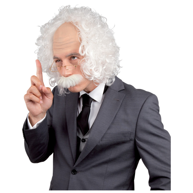 Perruque Einstein homme  