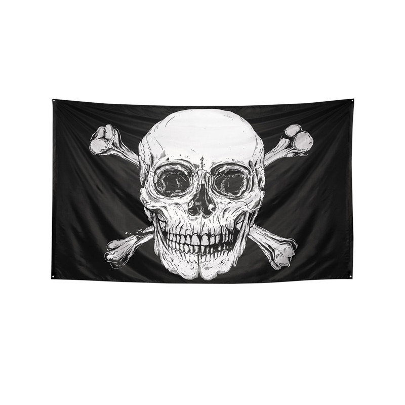 Drapeau Pirate Jolly Roger 200 x 300 cm  