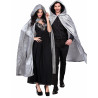 Cape grise aspect velours 170 cm adule Halloween  