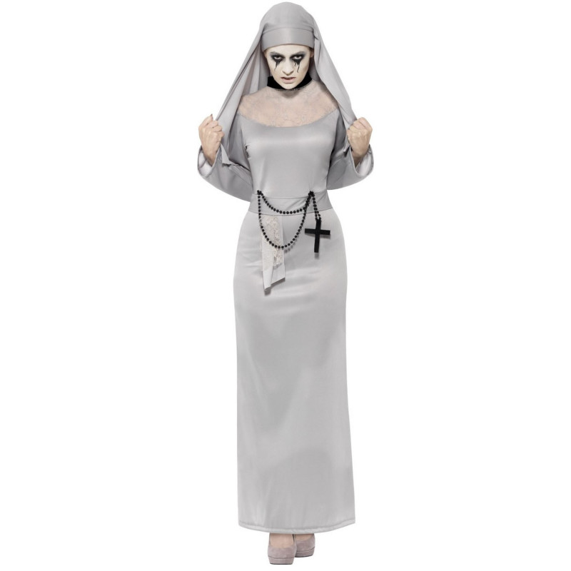 D√©guisement fant√¥me religieuse femme Halloween  