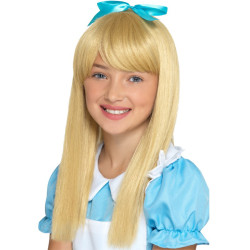 Perruque princesse des merveilles fille  