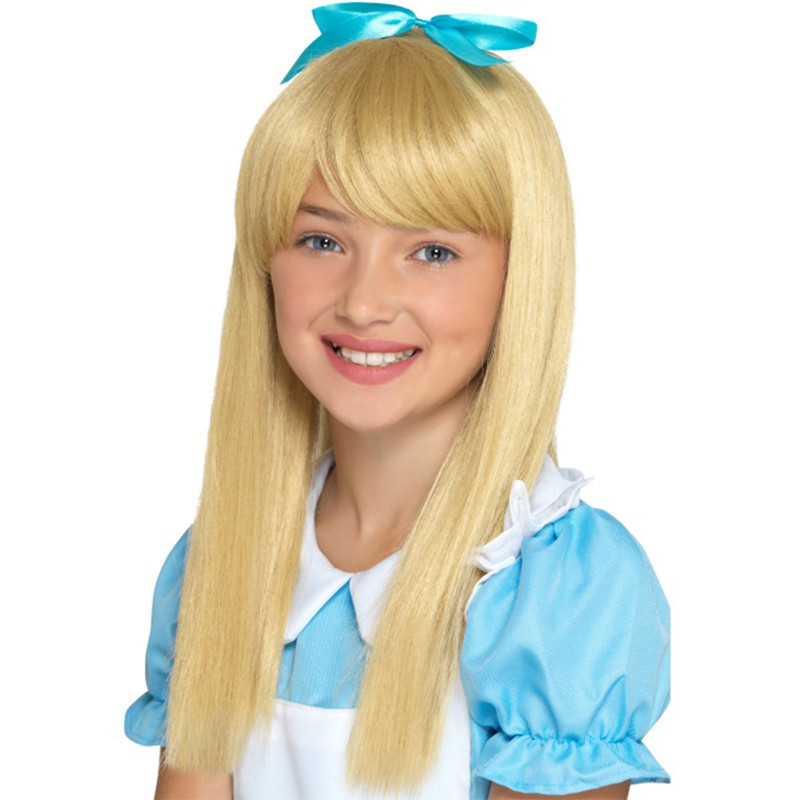 Perruque princesse des merveilles fille  