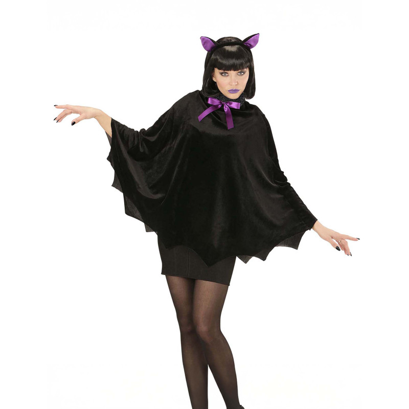 Poncho chauve souris femme  