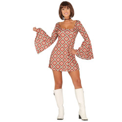 D√©guisement robe disco losange femme  