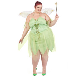 D√©guisement grande taille f√©e verte sexy femme  
