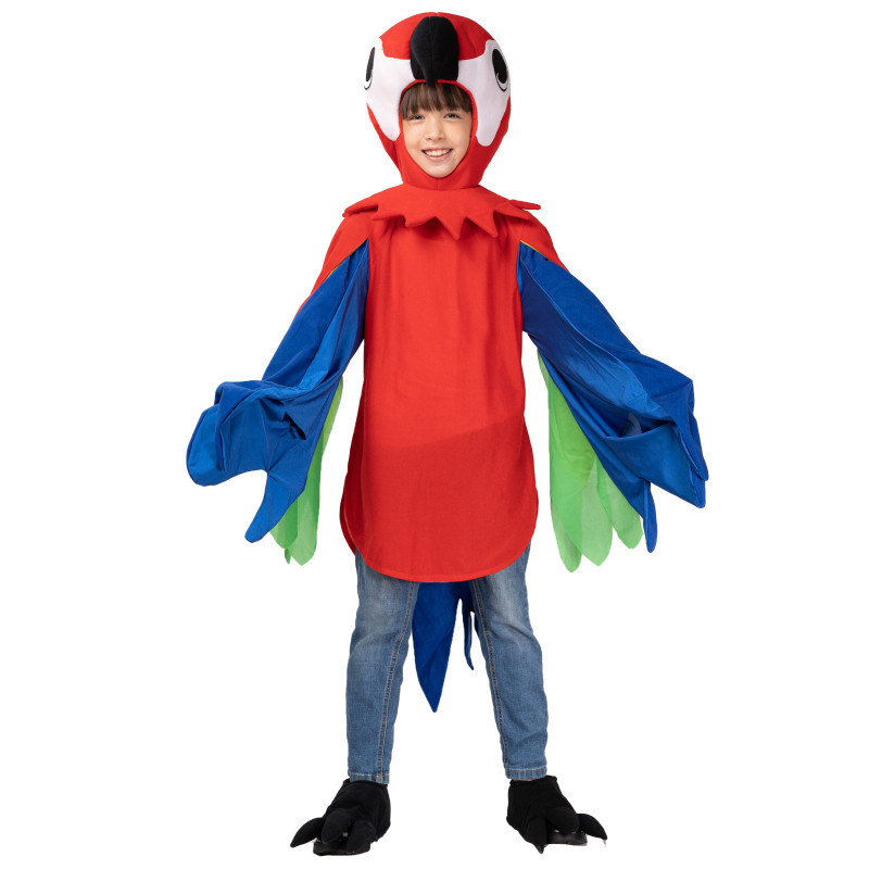 D√©guisement perroquet multicolore enfant  