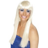 Perruque blonde longue r√©tro femme  