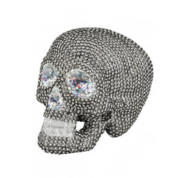 D√©coration squelette √† strass 19 X 15 cm Halloween  