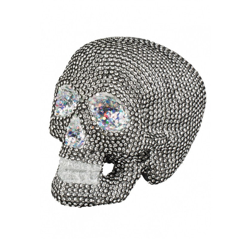 D√©coration squelette √† strass 19 X 15 cm Halloween  