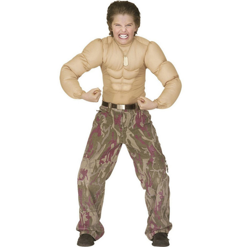 Faux torse muscl√© enfant  
