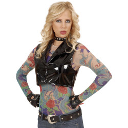Haut √† manches longues effet tatouages femme  