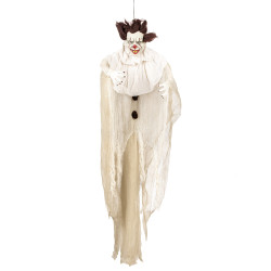 D√©coration √† suspendre clown tueur 130 cm  