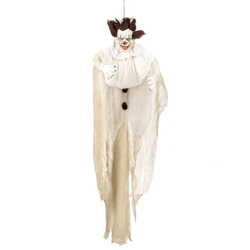D√©coration √† suspendre clown tueur 130 cm  