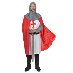 D√©guisement chevalier crois√© m√©di√©val homme  