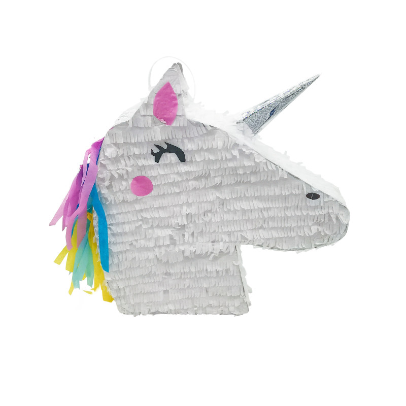 Pi√±ata t√™te de licorne kawa√Ø 47 x 32 x 8 cm  