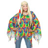 Poncho et tour de t√™te hippie psych√©d√©lique adulte  
