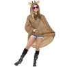 Poncho girafe adulte  