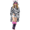 Poncho vache adulte  