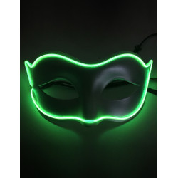 Masque v√©nitien n√©on LED adulte  
