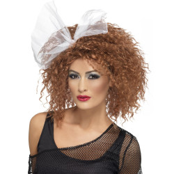Perruque ann√©es 80 auburn femme  