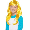 Perruque Schtroumpfette enfant  