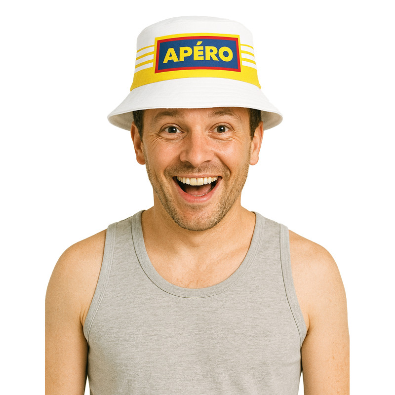 Bob ap√©ro jaune adulte  