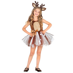 D√©guisement petit renne tutu fille  