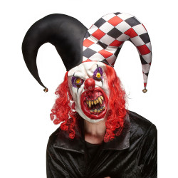 Masque latex joker terrifiant adulte Halloween  