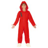 D√©guisement combinaison rouge voleur enfant  