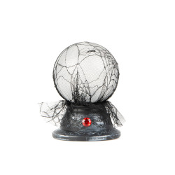 Boule de cristal lumineuse et sonore 19 x 13 cm  
