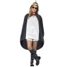 Poncho pingouin adulte  