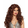 Perruque ondul√©e longue rousse femme  