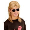 Perruque et lunettes ann√©es 80 hommes  