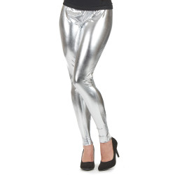Legging argent√© femme  