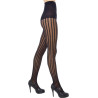 Collants rayures noires femme  