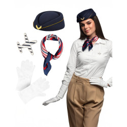 Kit accessoires h√¥tesse de l'air  