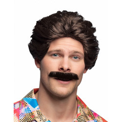 Perruque avec moustache homme  
