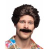 Perruque avec moustache homme  