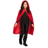 Cape √† capuche velours rouge enfant  