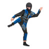 D√©guisement ninja bleu et dor√© gar√ßon  