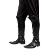 Sur-bottes noires effet cuir adulte  