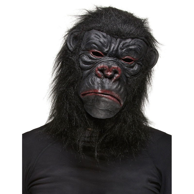 Masque gorille noir adulte  