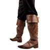 Sur-bottes marrons adulte  