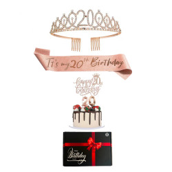 Pack d'accessoires anniversaire 20 ans  