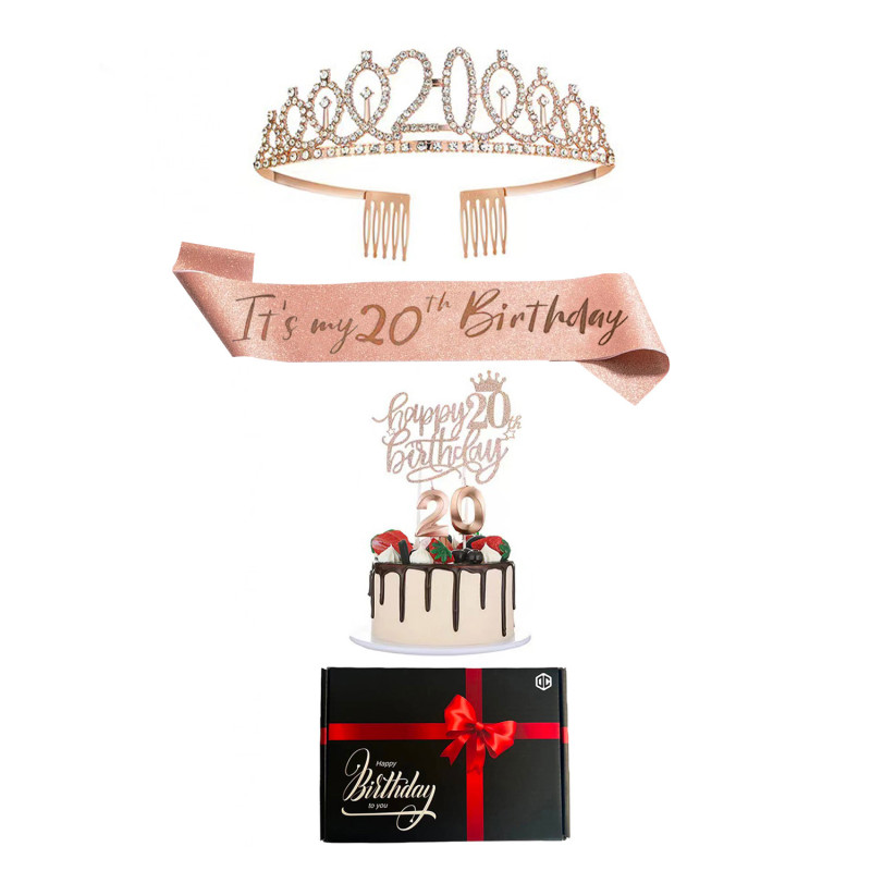 Pack d'accessoires anniversaire 20 ans  