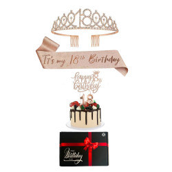 Pack d'accessoires anniversaire 18 ans  
