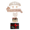 Pack d'accessoires anniversaire 18 ans  