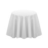 Nappe ronde en intiss√© blanche 2.40 m opaque mariage et bapt√™me  